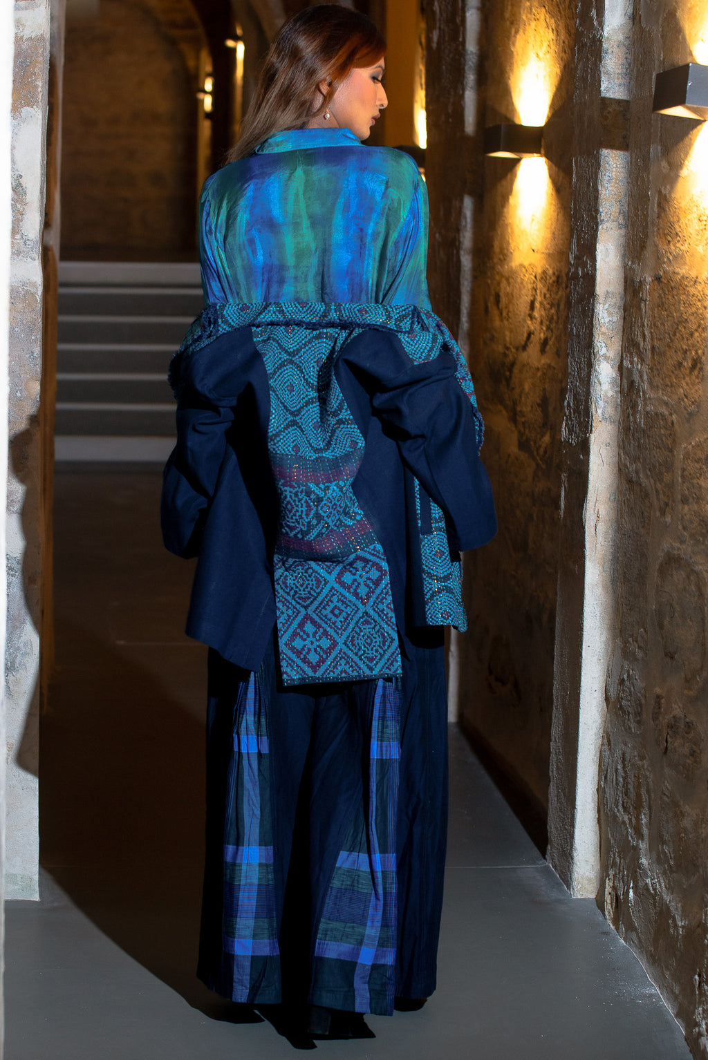 Horizon Blue Silk Shirt