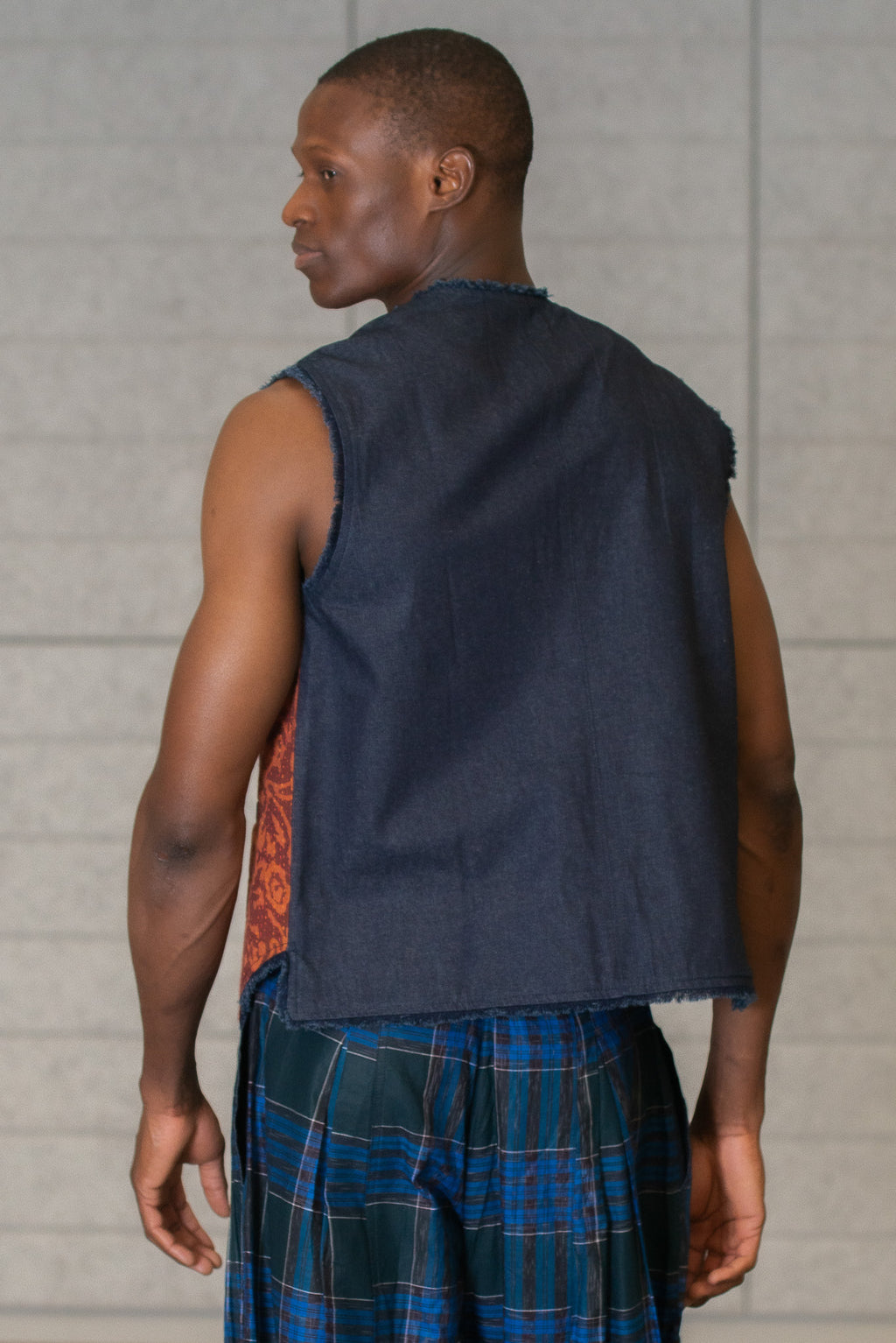 Rust Kantha Vest