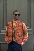 Rust Kantha Vest