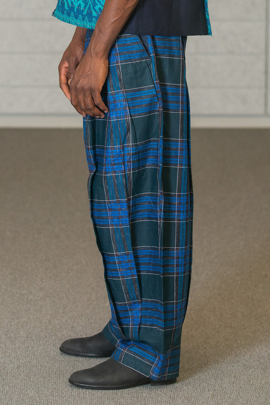 Blue-Green Bengal Pants